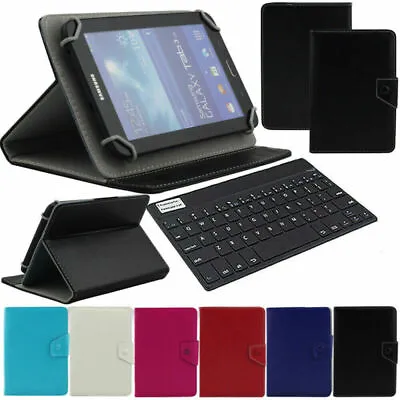 For 9.7 -10.1  Android Tablet PC Wireless Keyboard Universal Leather Case Cover • $11.99