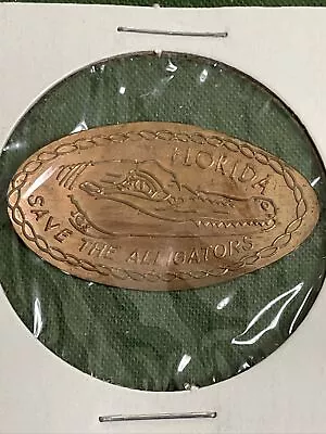 Rare Save The Alligator Campaign In Florida Elongated 1970S Penny • $9.63