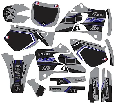 Decals For YAMAHA GRAPHICS Sticker YZ 125 YZ125 1996-2001 Gray • $105