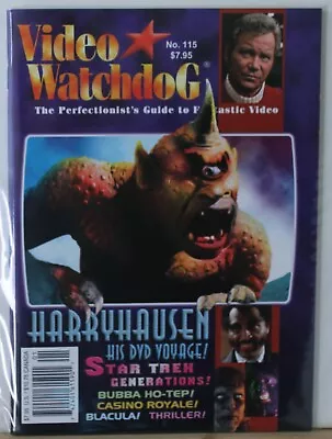 VIDEO WATCHDOG MAGAZINE No 115 / Harryhausen/Bubba Ho-Tep • $7.95