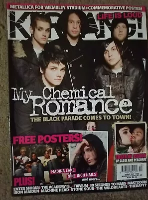 £10 • Buy KERRANG Magazine 1151 My Chemical Romance  - March 2007 With Posters