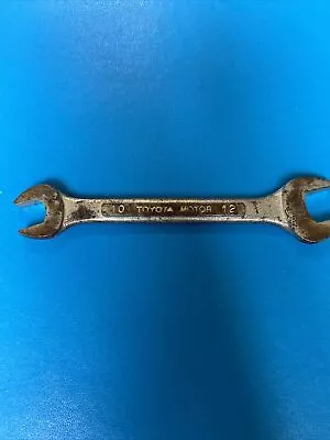 TOYOTA MOTOR  10 / 12mm Open End Special Alloy Wrench  Vintage  Japan • $8.99