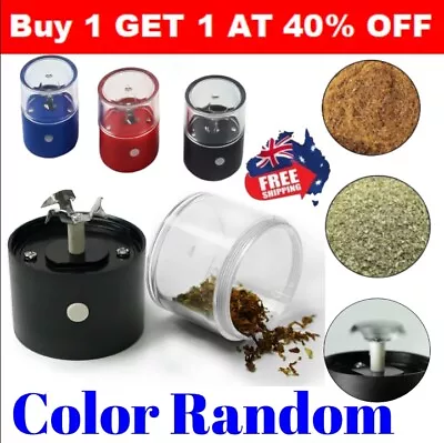 Electric Auto Herb Tobacco Grinder Crusher Machine USB Rechargeable Portable AU • $18.99
