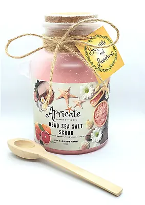 £14.95 • Buy Apricate, Dead Sea Bath Salts Body Scrub Exquisite & Luxurious Pink Grapefruit