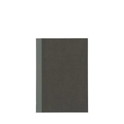 MUJI Notebook 5mm Grid A5 Dark Gray 30 Sheets Thread Binding • $3