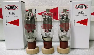 572B Machlett Power Triode Matched Trio (3) Tubes CB Ham Radio • $269.85