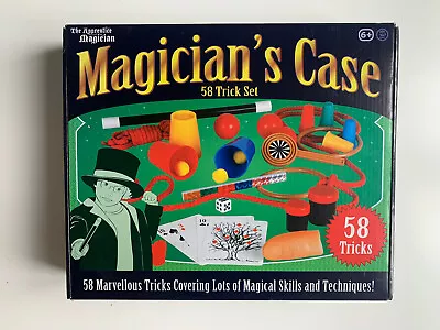 Magicians Case 58 Great Magic Tricks Full Instructions Find The Pea Cards Rope • $6.22