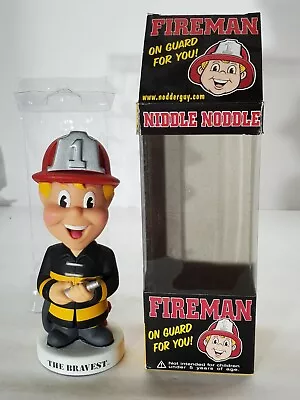 Niddle Noodle The Bravest Fireman Wacky Wobblers Funko Bobblehead RARE NIB • $14.99