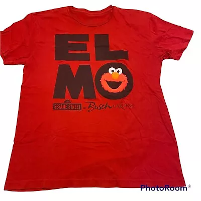 Elmo Sesame Street At Bush Gardens Red Short Sleeve T-Shirt Tee Size 2XL • $14.97