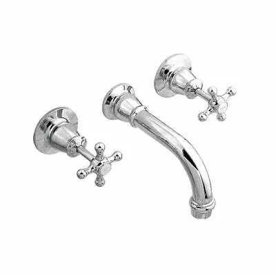 Noosa Chrome Vintage Look Bathtub Wall Set 3 Piece  • $200.81