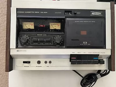 Vintage 1978 Marantz Superscope Stereo Cassette Deck CD-304 • $149