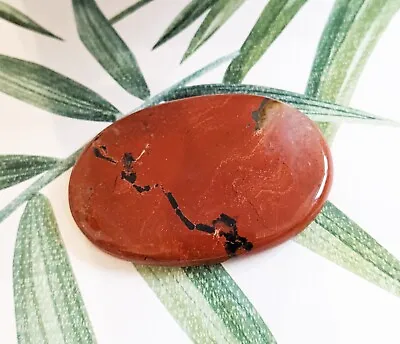 Real Genuine High Grade Red Jasper Palm Stone Dream Stone For Mood Balancing • $16.15