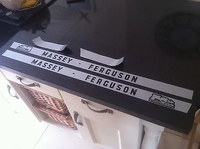 Massey Ferguson 135 Bonnet Stickers / Decals Laminated And Weather-proof! • £14.30