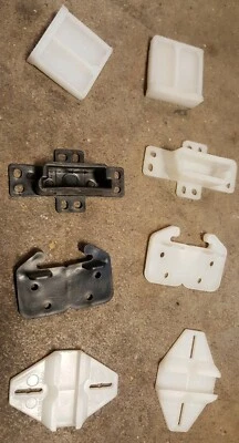 $25 • Buy 8Pc Vintage RV Camper Trailer Cabinet Drawer Slide Fix Repair Hardware Parts Kit