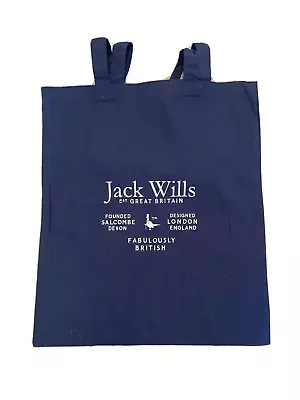 £4.25 • Buy Jack Wills  Navy Blue Tote Bag  ~  NEW ~ Bag