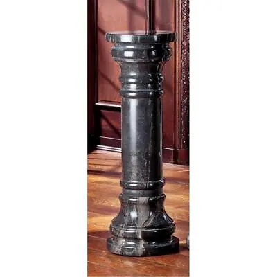 Design Toscano Charcoal Solid Marble Column: Medium • $655.50