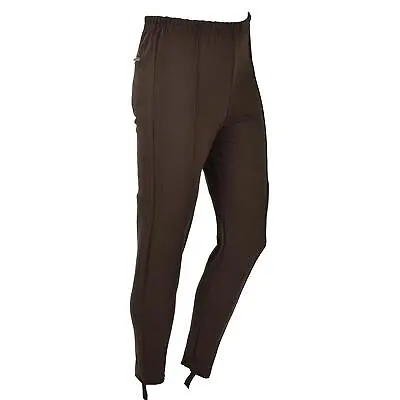 Original German Military NVA Brown Sweatpants Sports Stirrup Training Trousers • $29.95