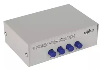 4-Port VGA Monitor Manual Switch Box For 4in1out/1in4out  • $16.49