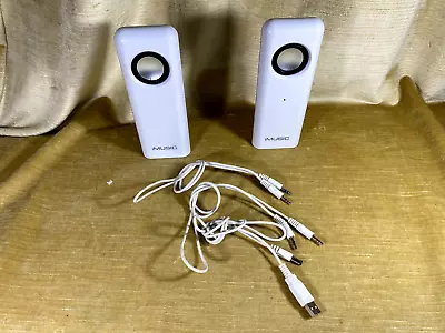 Small USB Mini Speakers For Laptop Or Desktop IMusic 3.5mm Free Postage • £12.95