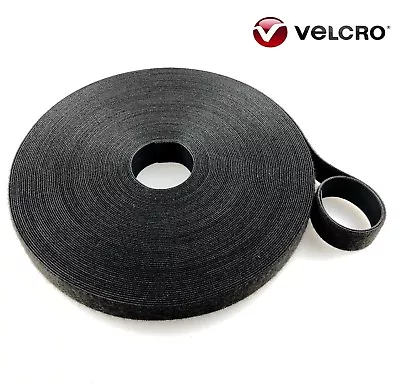 VELCRO® Hook And Loop ONE-WRAP® Double Sided Strapping Black And White Green 1m • £3.44