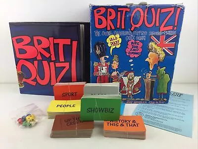 Brit British Quiz 2000+ Questions Whacky Around Britain Game 8+ Vintage 1986 VG • £19.99