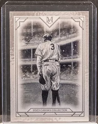 Babe Ruth 2023 Topps Museum Collection Canvas Collection Reproduction HOF • $0.99