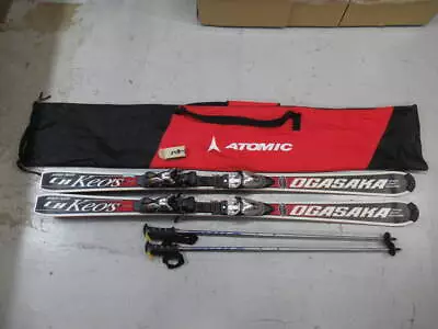 Ogasaka Ch Keos Skis With Bindings Total Length Approx. 160Cm Swix Stock Atomic • $353.56