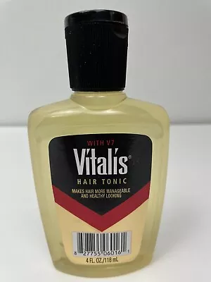 Vitalis V7 Hair Tonic DIHydroabietyl Alcohol Original Formula 4 Fl Oz. New USA • $21.99