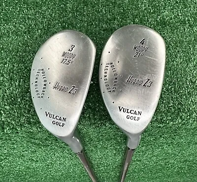 VULCAN GOLF  HYBRID Z3 3/17.5° & 4/21° WOODY Set Stiff V-TECH LITE Men's RH • $49.99