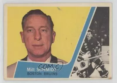 1963-64 Topps Milt Schmidt #1 HOF • $15.20