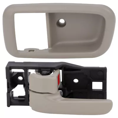 1x Gray Inside Door Handle & Bezel Front Driver Side For Toyota Tundra 2000-2006 • $8.99