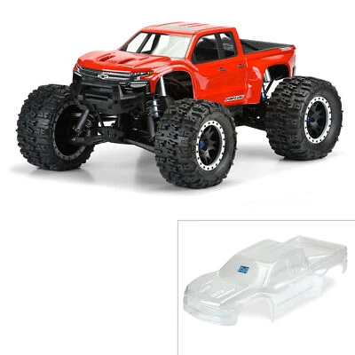 $68.99 • Buy Pro-Line Racing Pre-Cut 2019 Chevy Silverado Z71 Clear Body X-MAXX PRO350717