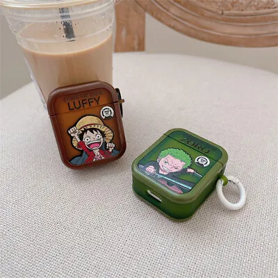 Anime One Piece Luffy Roronoa Zoro Cover Case For AirPods 1 2 3 Pro Pro 2 • $8.19