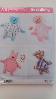 £5.70 • Buy Simplicity Sewing Pattern S9037 Baby & Toddlers Sensory Animal Blankets One Size