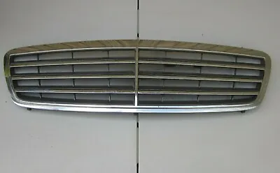 05 06 07 Mercedes C Class C280 Front Bumper Upper Grille Chrome 4 Ribs Bars OEM. • $76.49