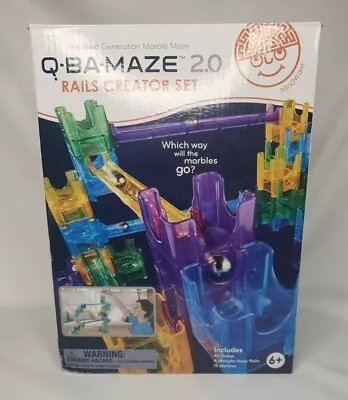 Q-BA-MAZE 2.0 Rails Creator Set Marble Maze Mindware • $15