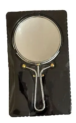 Brass 1950s Style Vanity Hand Mirror Convertible • $29.99