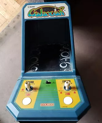 Vintage Rare Galaxian Coleco Midway Mini Tabletop Arcade WORKS • $100