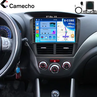 4+64GB CarPlay Android 13 For Subaru Forester Impreza 2007-2013 Car Stereo Radio • $169.99