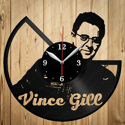 Vinyl Clock Vince Gill Original Vinyl Record Clock Art Home Decor Handmade 5028 • $24.99