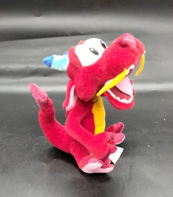 Vintage Disney Store Mulan Mushu Bean Bag Plush Toy 6 Inches • $12.99