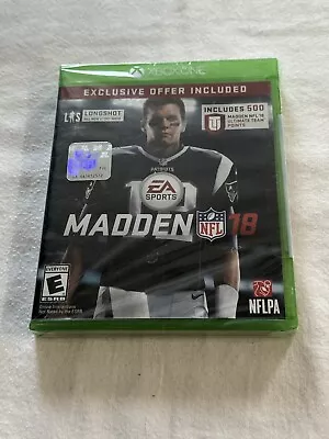 Sealed MADDEN 18 XBOX New Fast Shipping! • $6.99