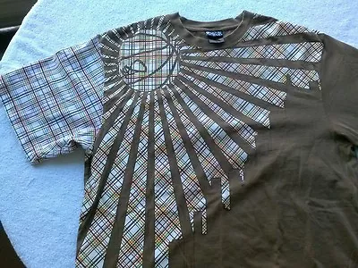 K1X  Tshirt Check It To Wreck It Size XL Tee Brown & Plaid Mens • $9.99