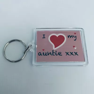 I Love My Auntie Keyring • £2.20