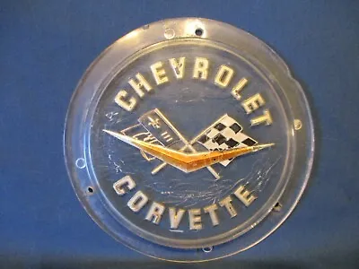 Chevrolet Corvette Trunk Emblem Vintage For Display Or Crafts Parts Only • $24.95