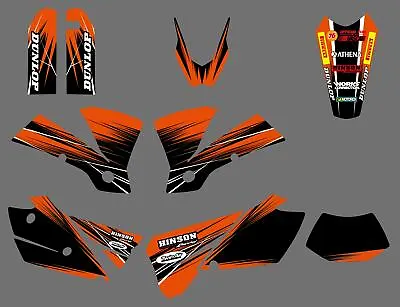 MX Graphics Kit Decals Sticker Deco For KTM 125 200 250 300 400 450 525 EXC 2004 • $42.99