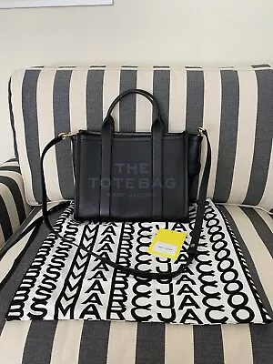 Marc Jacobs The Medium Leather Black Tote Bag * Never Used • £265