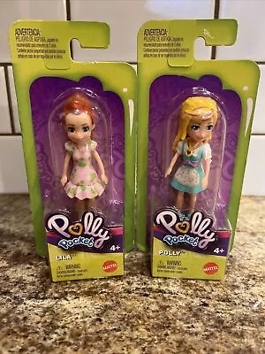 POLLY POCKET 3.5” Dolls- Polly & Lila New Sealed Lot Of 2 • $17.70