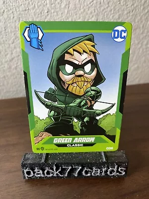 DC Comics-2023 Ooshies Collector Cards-Green Arrow Classic-Non Holo-#006 • $1.77