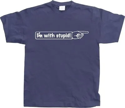 Hybris I'm With Stupid! Navy • £26.01